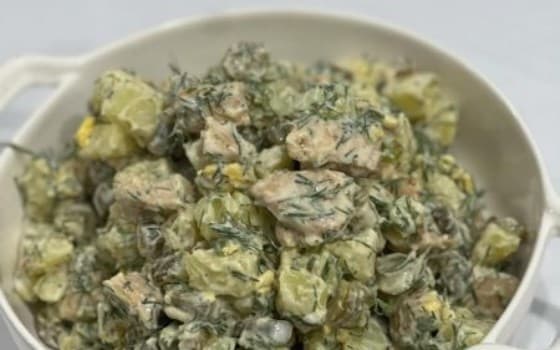 سالاد مرغ و شوید